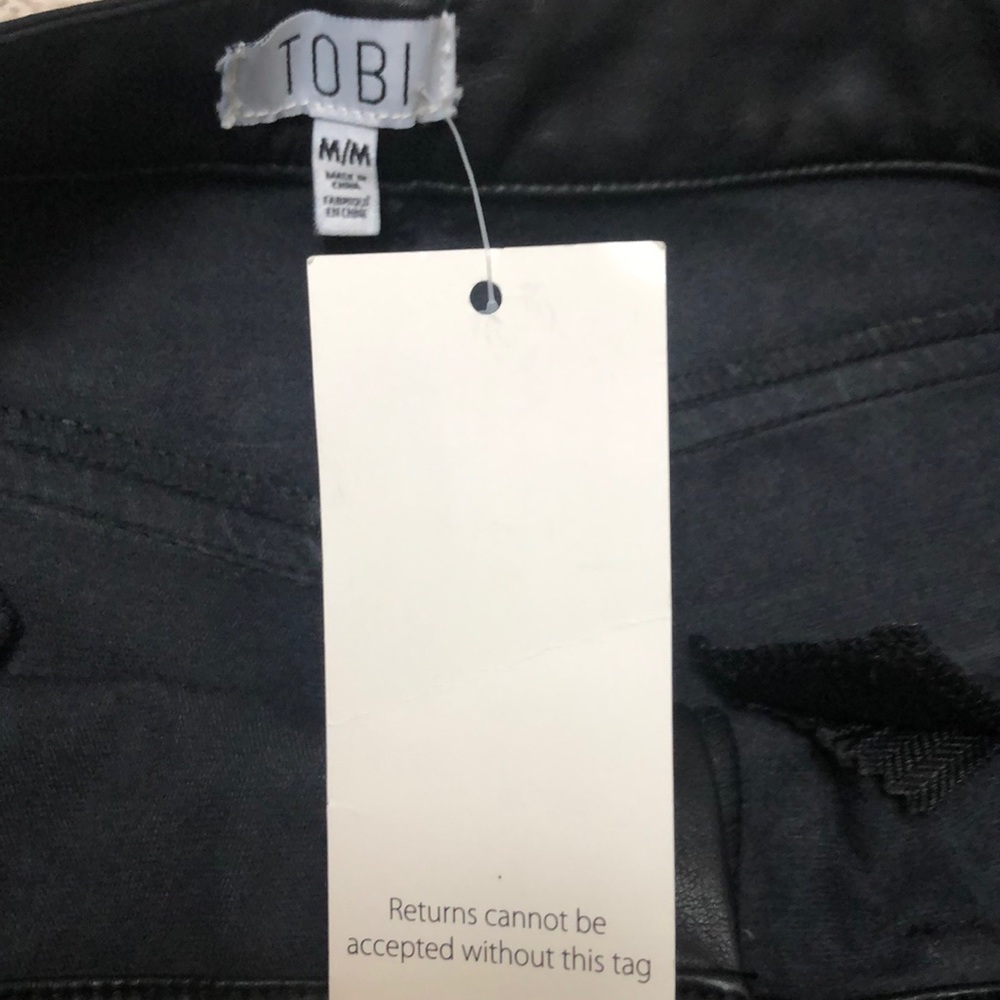 NWT Tobi Leather Pants - Picture 4 of 8